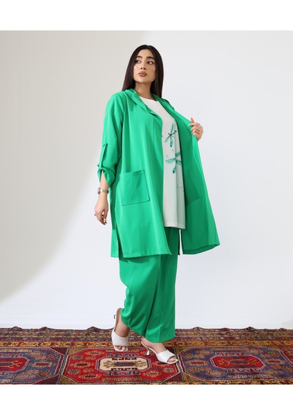 Kapüşonlu Yusufçuk Desen Takım modelleri