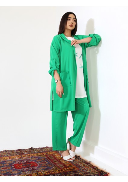 Kapüşonlu Yusufçuk Desen Takım