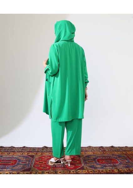 Kapüşonlu Yusufçuk Desen Takım