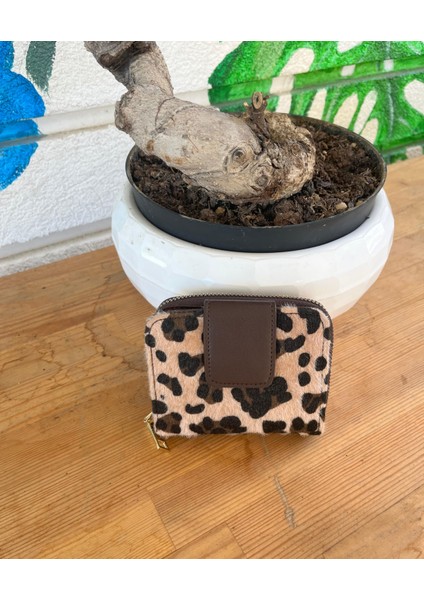 Vazradk Leopar Desenli Cüzdan