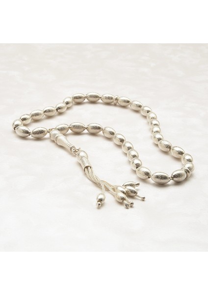 Kumlu Oval Gümüş Tesbih 7mm fırsatları