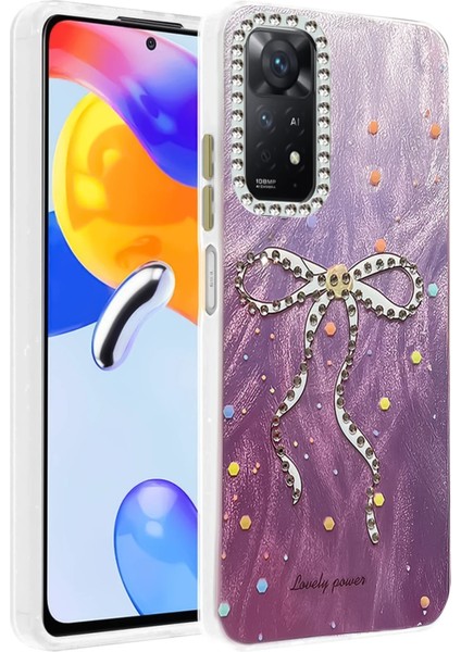 Allzey Newface Xiaomi Redmi Note 12 Pro 4g Kılıf Blade Aynalı Desenli Kapak - Desen 1