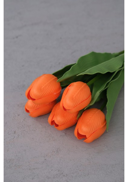 Turuncu 5’li Lale Demet fiyatları