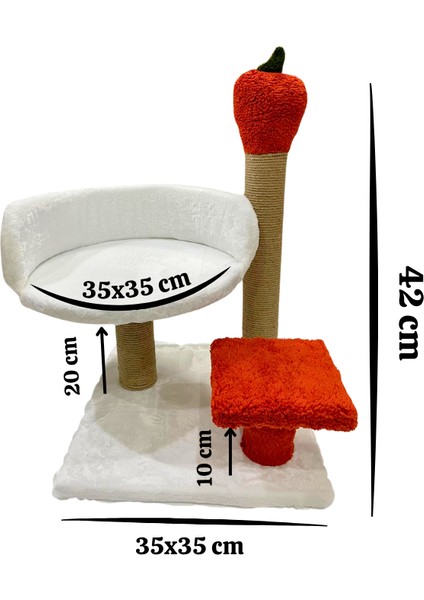 🍎 Şık ve Eğlenceli! Havuç Detaylı Peluş Kedi Tırmalama ve Dinlenme Tahtası – Kompakt, Konforlu ve Dayanıklı | Kediler Için Oyun, Tırmalama ve Rahat Dinlenme Alanı Sunan Modern ve Sevimli Tasarım 🐾 fiyatları