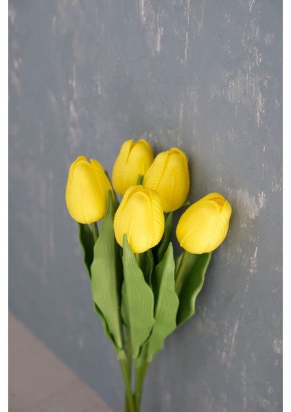 Sarı 5’li Lale Demet modelleri