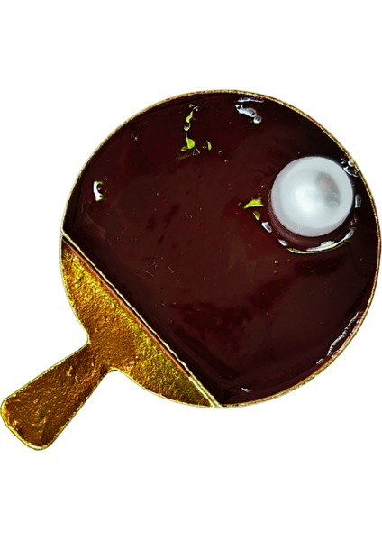 Inci Detaylı Masa Tenisi Raketi Tasarım Broş – Spor ve Şıklığı Buluşturan Kadın Takı Aksesuarı fiyatları