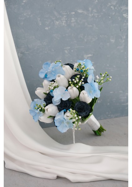 Islak Lale Gül Mavi Lacivert Gelin Çiçeği fırsatları