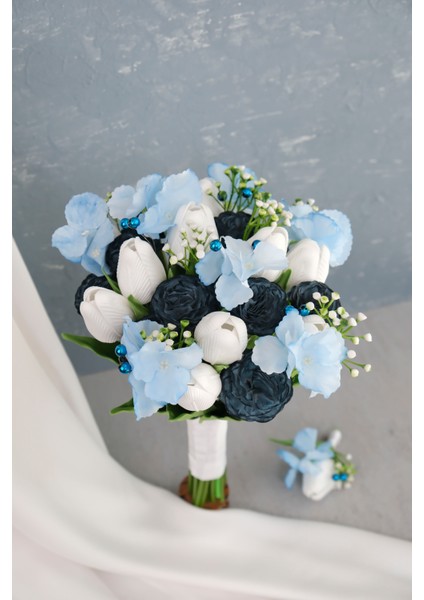 Islak Lale Gül Mavi Lacivert Gelin Çiçeği indirimleri