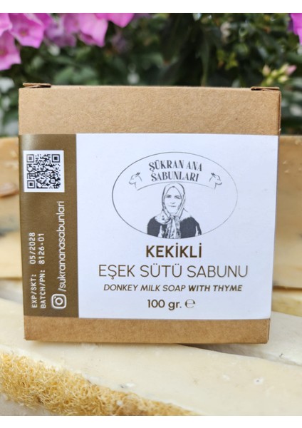 Kekikli Eşek Sütü Sabunu