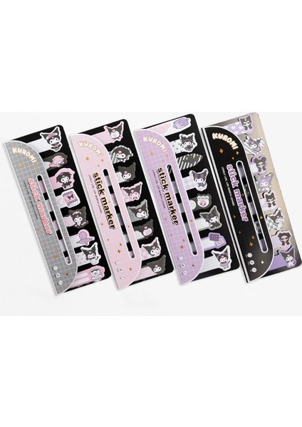 160 Yaprak 1 Paket Kuromi Post-It Yapışkanlı Not Kağıdı Sticky Notes Rastgele Tasarım fırsatları