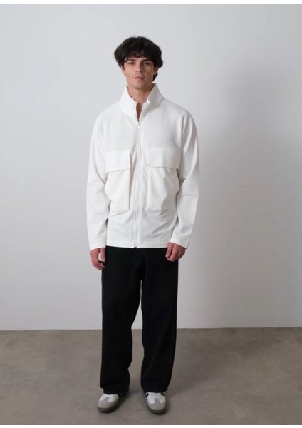 Çift Cepli Fermuarlı Sweatshirt modelleri