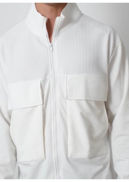 Çift Cepli Fermuarlı Sweatshirt fırsatları