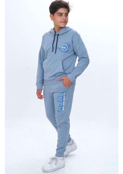 Erkek Çocuk Alt Üst Sweatshirt Eşofman Takımı