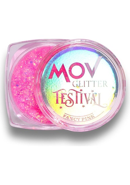 Krem Glitter Festival No:8 Fancy Pink | Işıltılı Yüz ve Vücut Gliteri