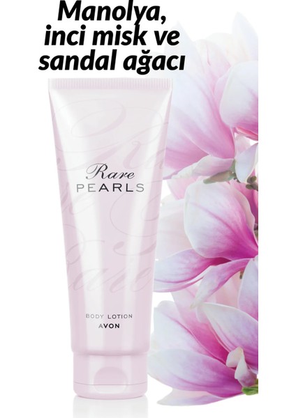 Rare Pearls Nemlendirici Vücut Losyonu 2×125 ml Kadınlar için Çiçek ve Misk Kokulu fırsatları