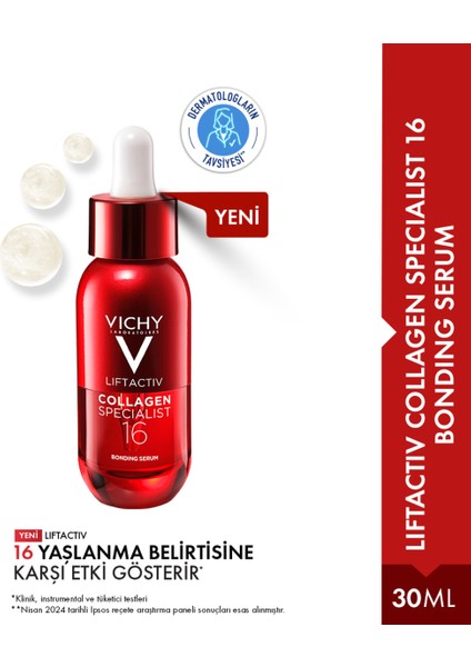 Liftactiv Collagen Specialist 16 Yaşlanma Karşıtı Unisex Serum 30 ml Co-Bonding Teknolojili