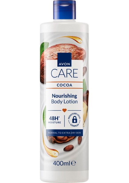 Nemlendirici Vücut Losyonu 400 ml Unisex Kakao Yağı ve E Vitaminli 48 Saat Kalıcı Etki