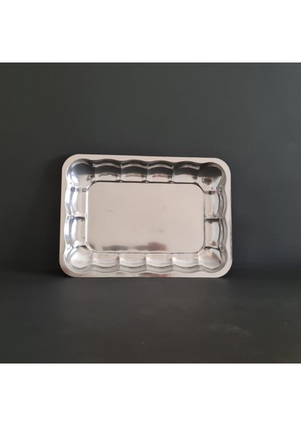 2 Adet 430 Kalite Paslanmaz Çelik Kayık Tabak 24,5X17,5 cm – Derinlik 2,5 cm fiyatları