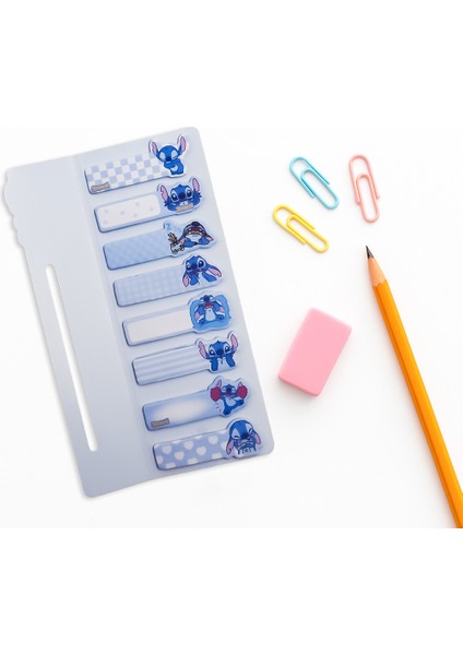 160 Yaprak 1 Paket Stitch Post-It Yapışkanlı Not Kağıdı Sticky Notes Rastgele Tasarım