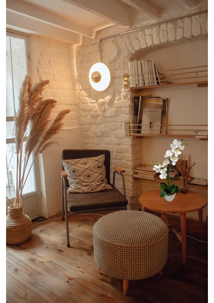 Ikili Beyaz Islak Orkide Anneler Gününe Özel Yapay Çiçek Beyaz Yakamoz Saksıda 50 Cm. indirimleri