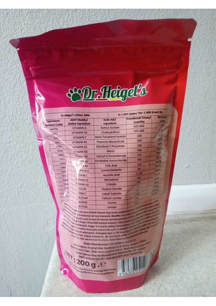 Yavru Kediler Için Süt Tozu 200 Gra fiyatları