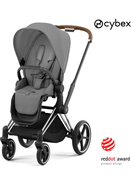 Priam (Chrome Brown-Mirage Grey) (Ikonik Lüks Bebek Arabası)