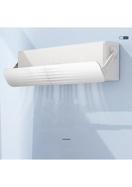 Ayarlanabilir Klima Rüzgar Yönlendirici Delmesiz Kolay Kurulumlu Yaz Kış Uyumlu Uzatılabilir Panel