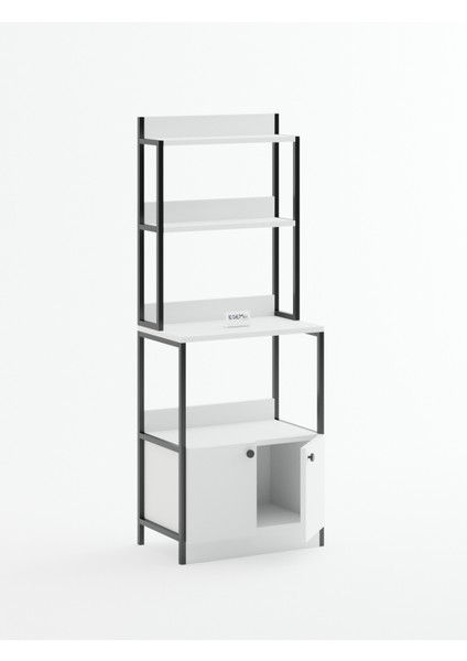 Kahve Köşesi Çok Amaçlı Mutfak Bangosu 2 Kapaklı Mutfak Dolabı Fırın Dolabı Kavanoz Rafı fırsatları