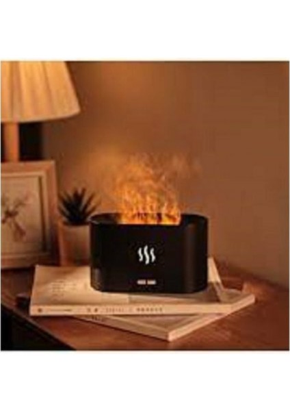 Hava Nemlendirici Aromatik Oda Kokusu LED Işıklı Alev Görünümlü Humidifer modelleri