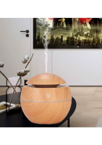 Round Wood Hava Nemlendirici Humidifier