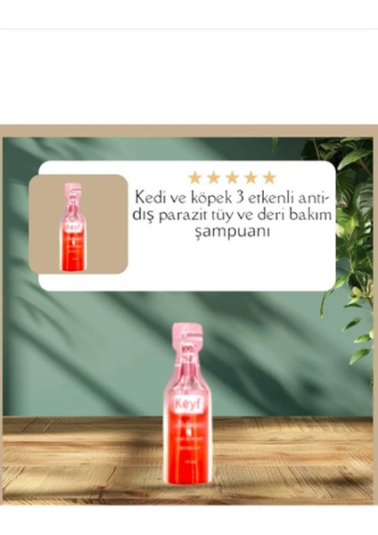 Kedi ve Köpek 3 Etkenli Iç Dış Antiparazit Etkili Bitkisel Yağ-Ödül Parazit Kovucu Tablet