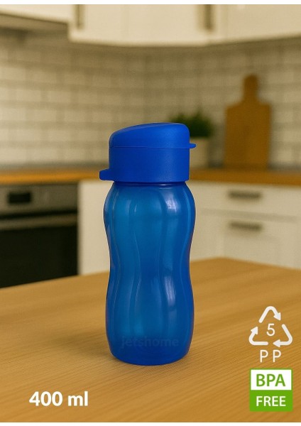 2'li Set Bpa Free 400 ml Su Şişesi – Kokusuz, Akıtmaz, Pp-5, Spor ve Okul Suluk modelleri