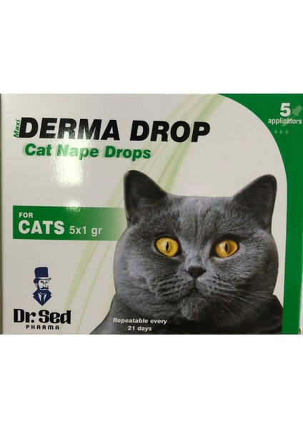 Kedi Köpek D?? Parazit Kovucu Bitkisel Damla 1-10 kg - 4 Adet Tüp