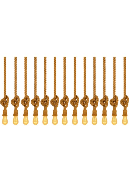 Rustik Halatlı Sarkıt Avize fiyatları