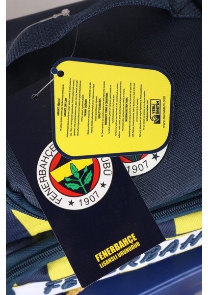 Yeni Sezon Lisanslı Fenerbahçe Çubuklu 3 Bölmeli Beslenme ÇANTASI,700 ml Trıtan Matara ve 2 Katlı Beslenme Kabı/lunch Box