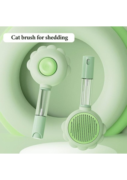 Basmalı Telli Su Sprey Hazneli Hayvan Fırçası 2in 1