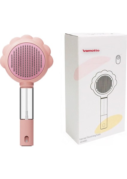 Basmalı Telli Su Sprey Hazneli Hayvan Fırçası 2in 1