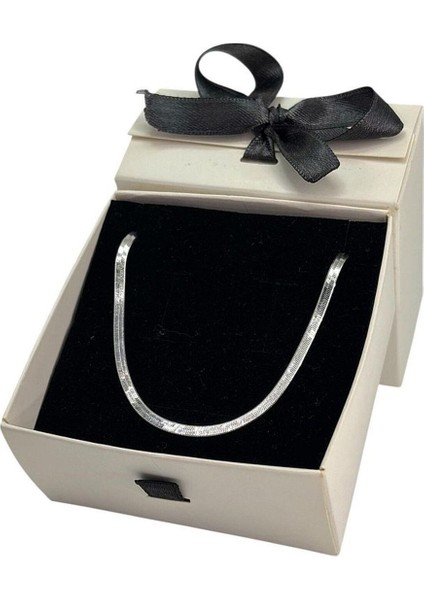 925 Ayar Gümüş Yılan Sırtı Erkek Kolye fiyatları