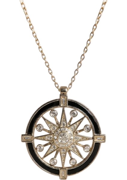 925 Ayar Gümüş Pusula Kadın Kolye fiyatları