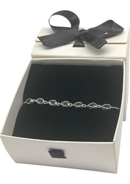 925 Ayar Gümüş Damla Zultanit Kadın Bileklik fiyatları