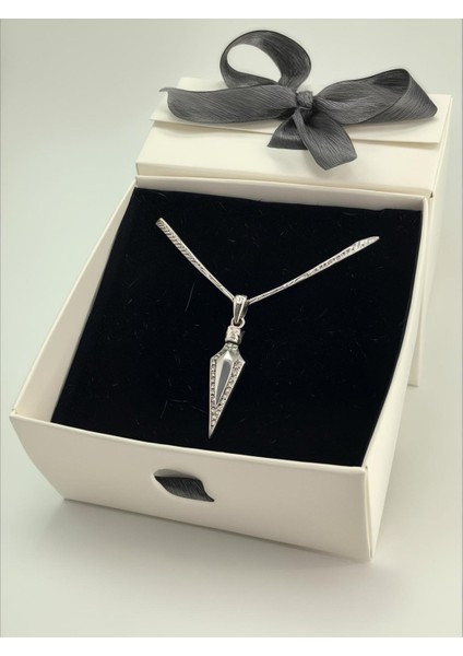 925 Ayar Gümüş Gurmet Zincirli Hançer Erkek Kolye fiyatları