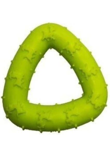 Diş Kaşıyıcı Üçgen Şekilli Köpek Oyuncağı 7 cm Sarı