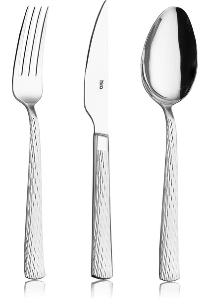 Lara 18 Parça Kaşık Çatal Bıçak Takımı