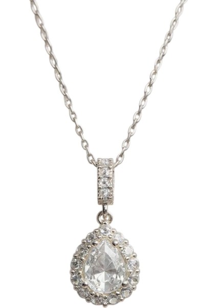 925 Ayar Gümüş Damla Kadın Kolye fiyatları