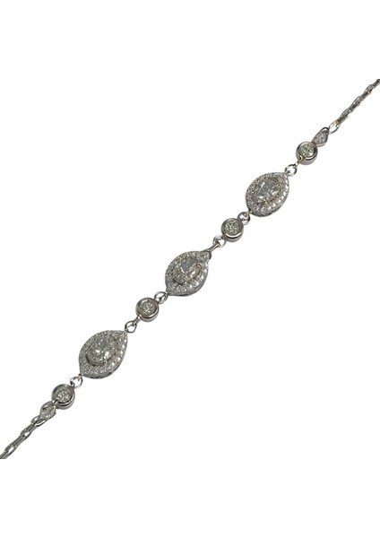 925 Ayar Gümüş Damla Bileklik Kadın fiyatları