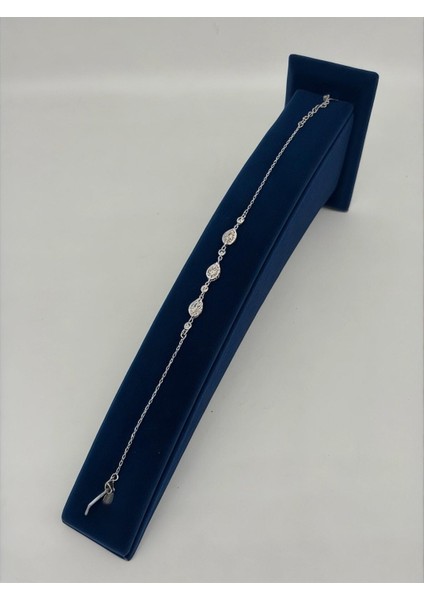 925 Ayar Gümüş Damla Bileklik Kadın modelleri