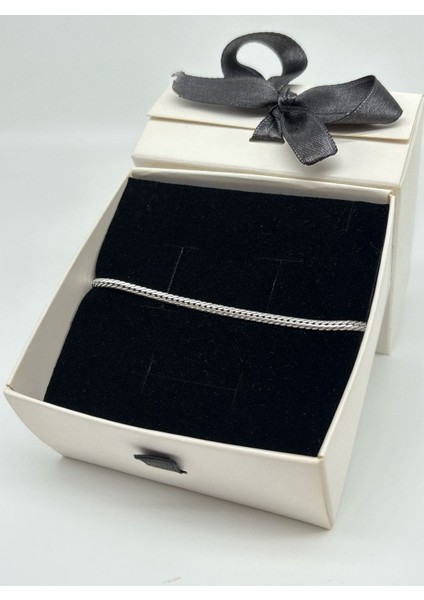 925 Ayar Gümüş Balık Sırtı Bileklik Erkek fırsatları