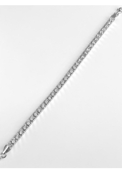 925 Ayar Gümüş Su Yolu Bileklik Kadın