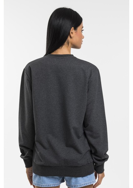 Süperlife Kadın Bisiklet Yaka Regular Kalıp Ince Pamuklu Sweatshirt SPR21K30 indirimleri