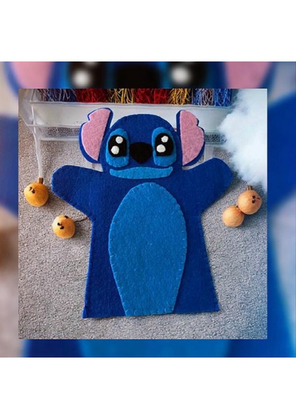 El Kuklası Stitch Figürlü (El Emeğidir.)